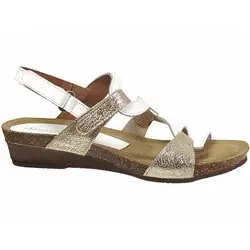 2164 Blanc/Platine cuir