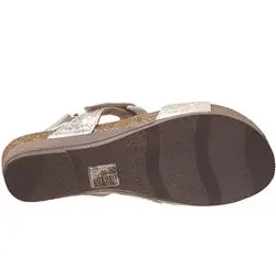 2164 Blanc/Platine cuir
