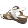 2164 Blanc/Platine cuir