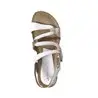2164 Blanc/Platine cuir