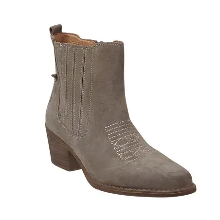 K. Mary Egerie Taupe Velours bottine