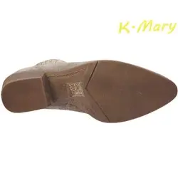 K. Mary Egerie Taupe Velours bottine