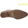 K. Mary Egerie Taupe Velours bottine