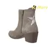 K. Mary Egerie Taupe Velours bottine