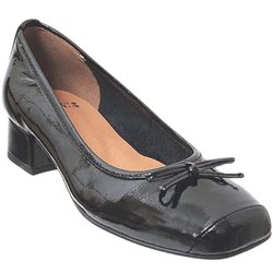 Amarre Noir verni cuir
