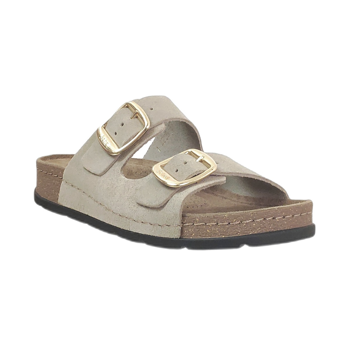 Bora 2 buckles Beige