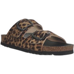 Noelle Leopard Marron