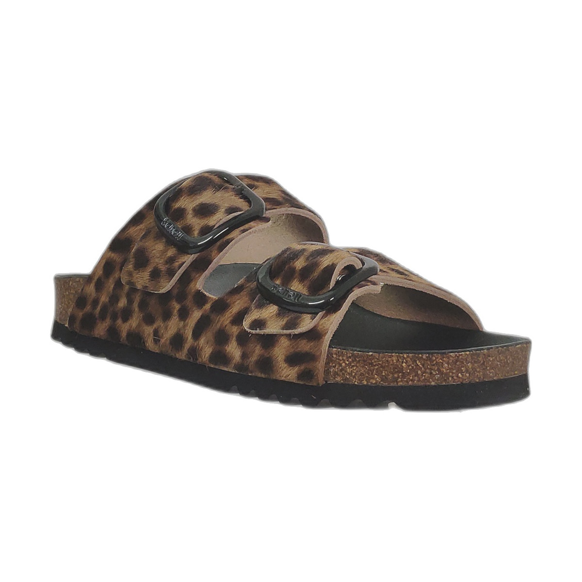 Noelle Leopard Marron