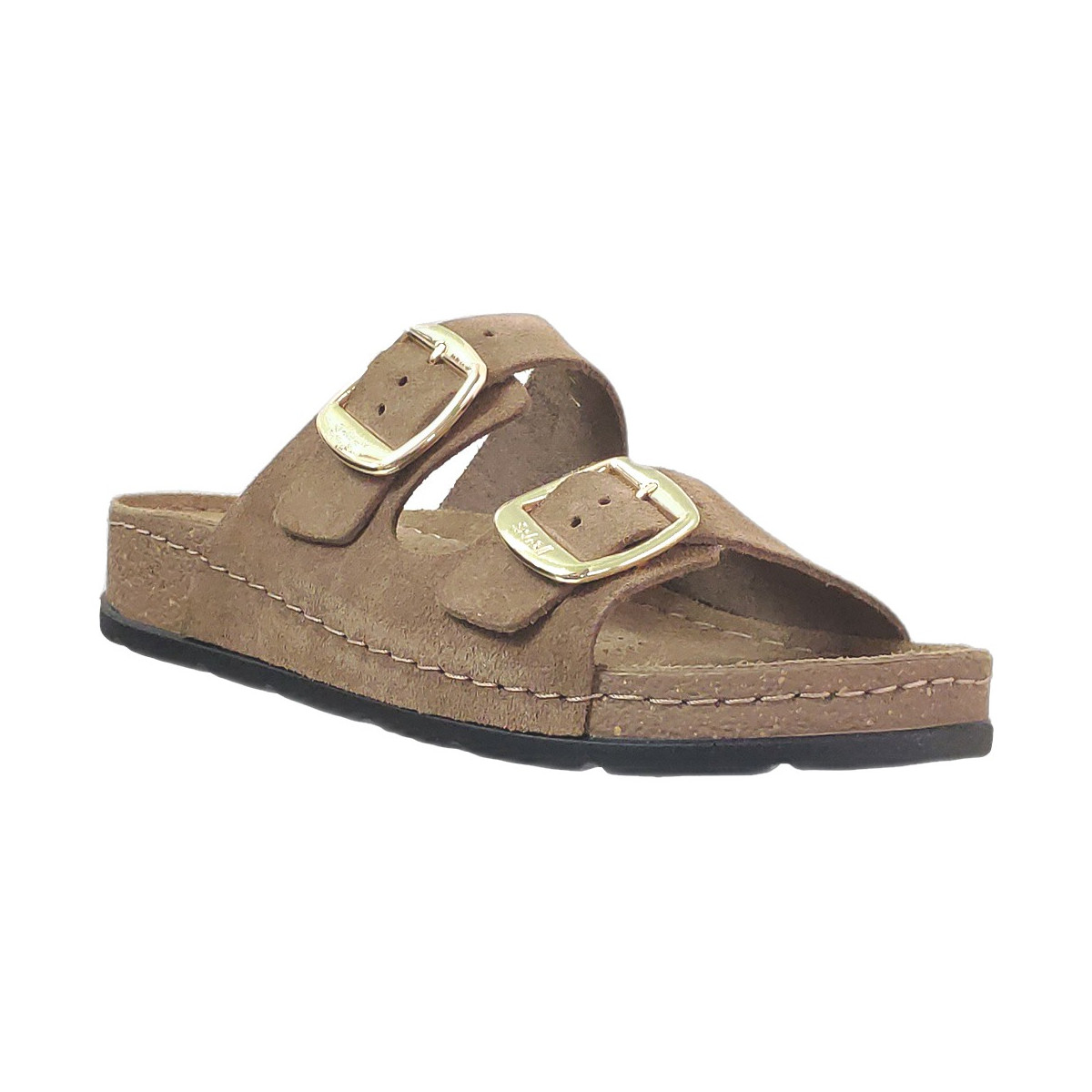 Bora 2 buckles Marron