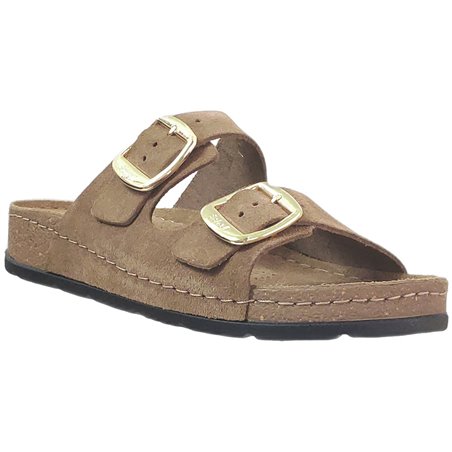 Bora 2 buckles Marron