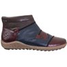 L7553 Bleu/Bordeaux