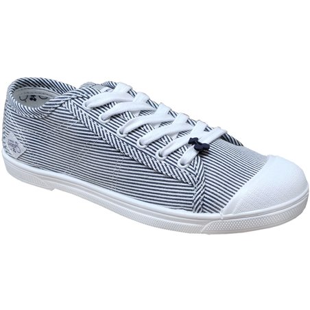 Basic 02 strip Blanc/Marine 68454
