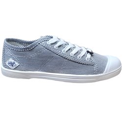 Basic 02 strip Blanc/Marine 68455