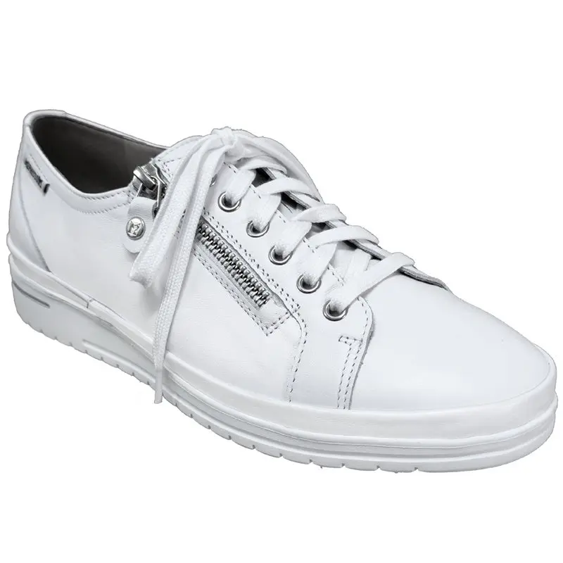 June Blanc cuir 77658