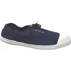 Tennis lacets Marine Toile 80398