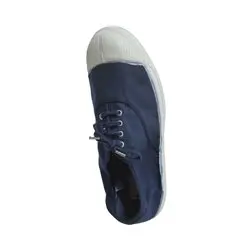 Tennis lacets Marine Toile 80401