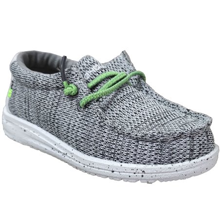 Wally kids sox Gris toile