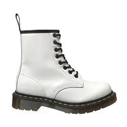 1460 smooth Blanc cuir