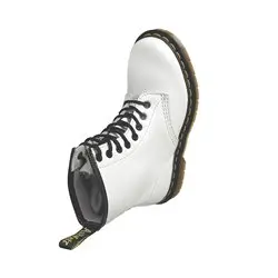 1460 smooth Blanc cuir