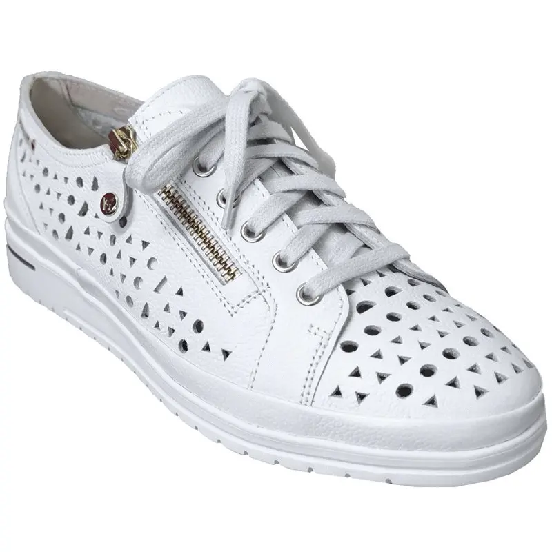 June perf Blanc cuir