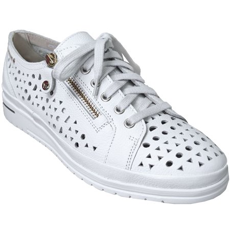 June perf Blanc cuir