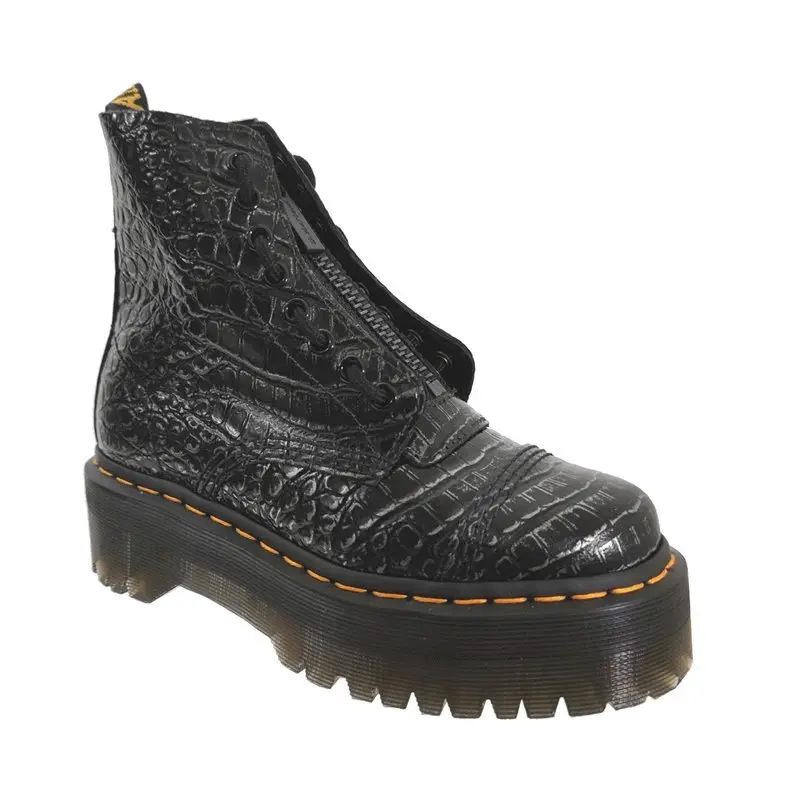 Sinclair gunmetal Noir cuir