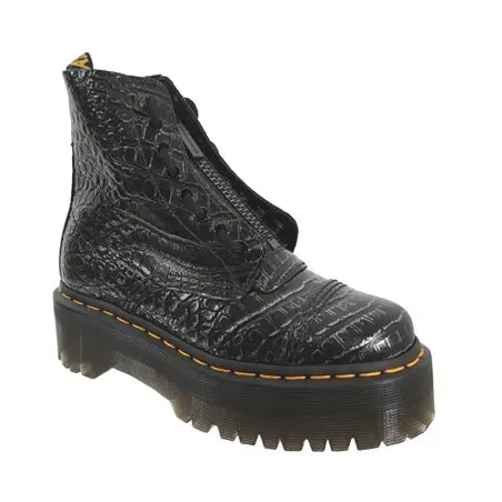 Sinclair gunmetal Noir cuir