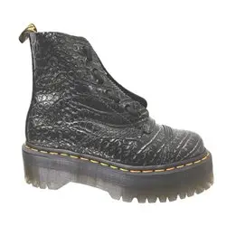 Sinclair gunmetal Noir cuir