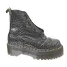 Sinclair gunmetal Noir cuir