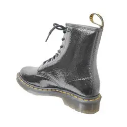 1460 distressed Noir vernis
