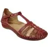 655-0843 Rouge/Beige cuir