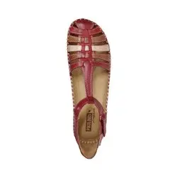 655-0843 Rouge/Beige cuir
