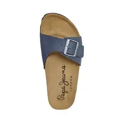 Bio m single Bleu denim