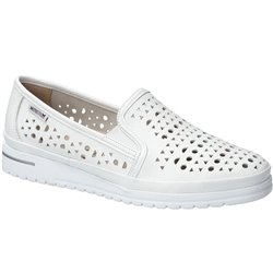 Jana perf Blanc cuir