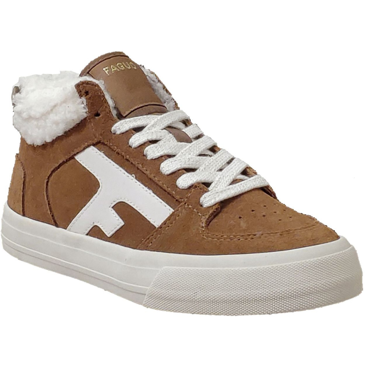 Walnut mid baskets Marron suede