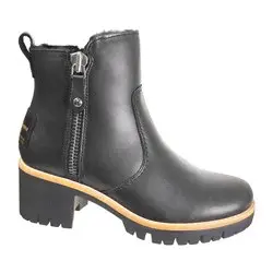 Pauline trav Noir cuir