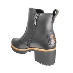 Pauline trav Noir cuir