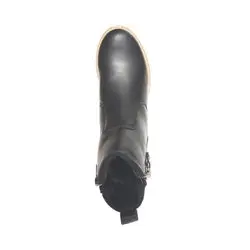 Pauline trav Noir cuir