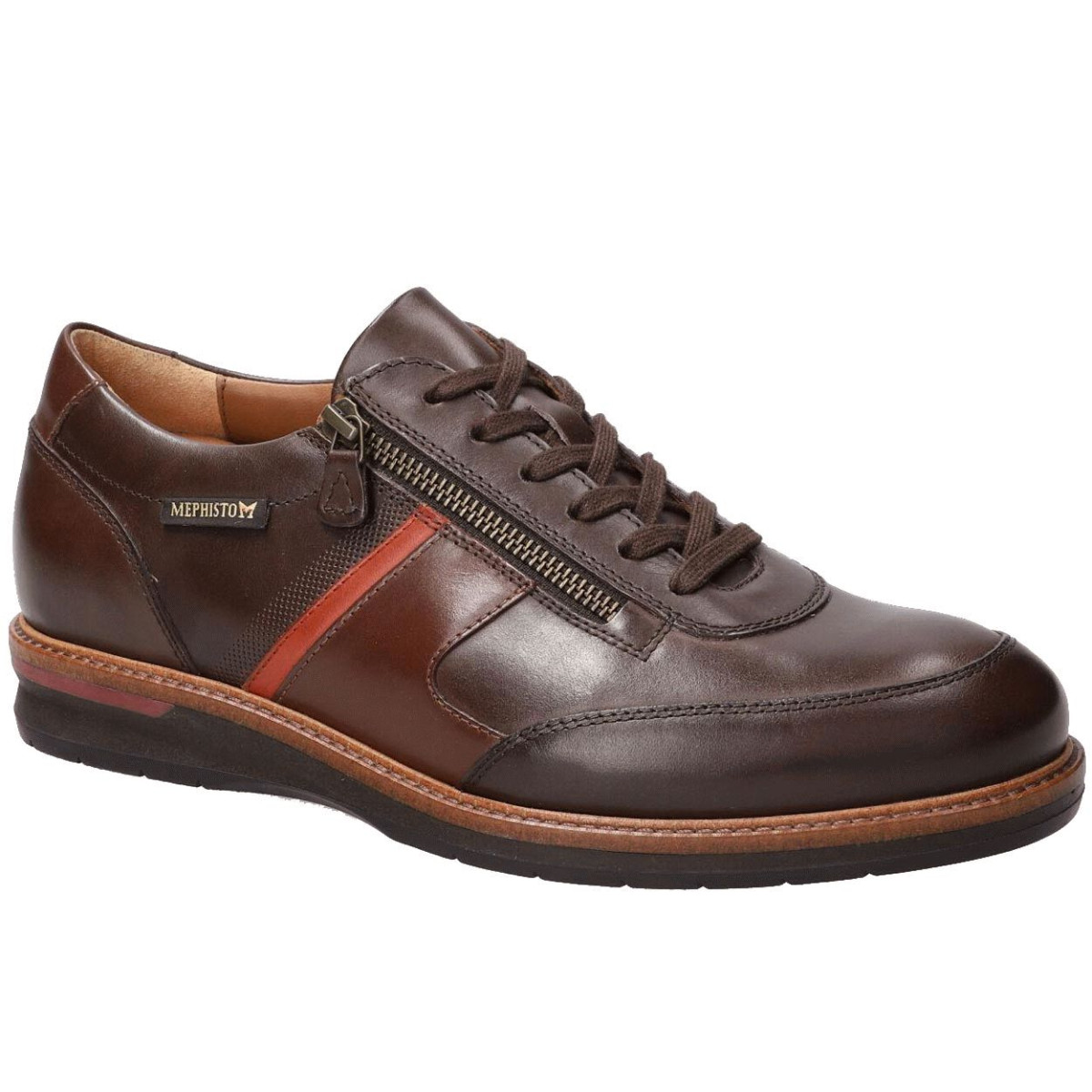 Fabian Marron multi cuir