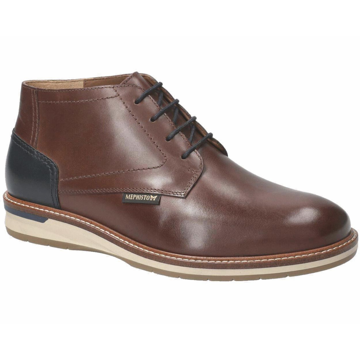 Frederico Marron/Marine cuir