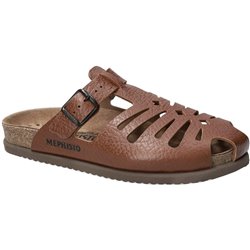 Nikos Marron cuir