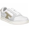 Hazel leather Blanc