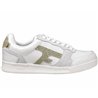 Hazel leather Blanc