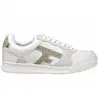 Hazel leather Blanc