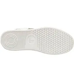 Hazel leather Blanc