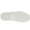 Hazel leather Blanc