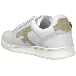 Hazel leather Blanc