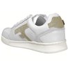 Hazel leather Blanc