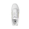 Hazel leather Blanc