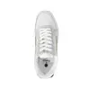 Hazel leather Blanc